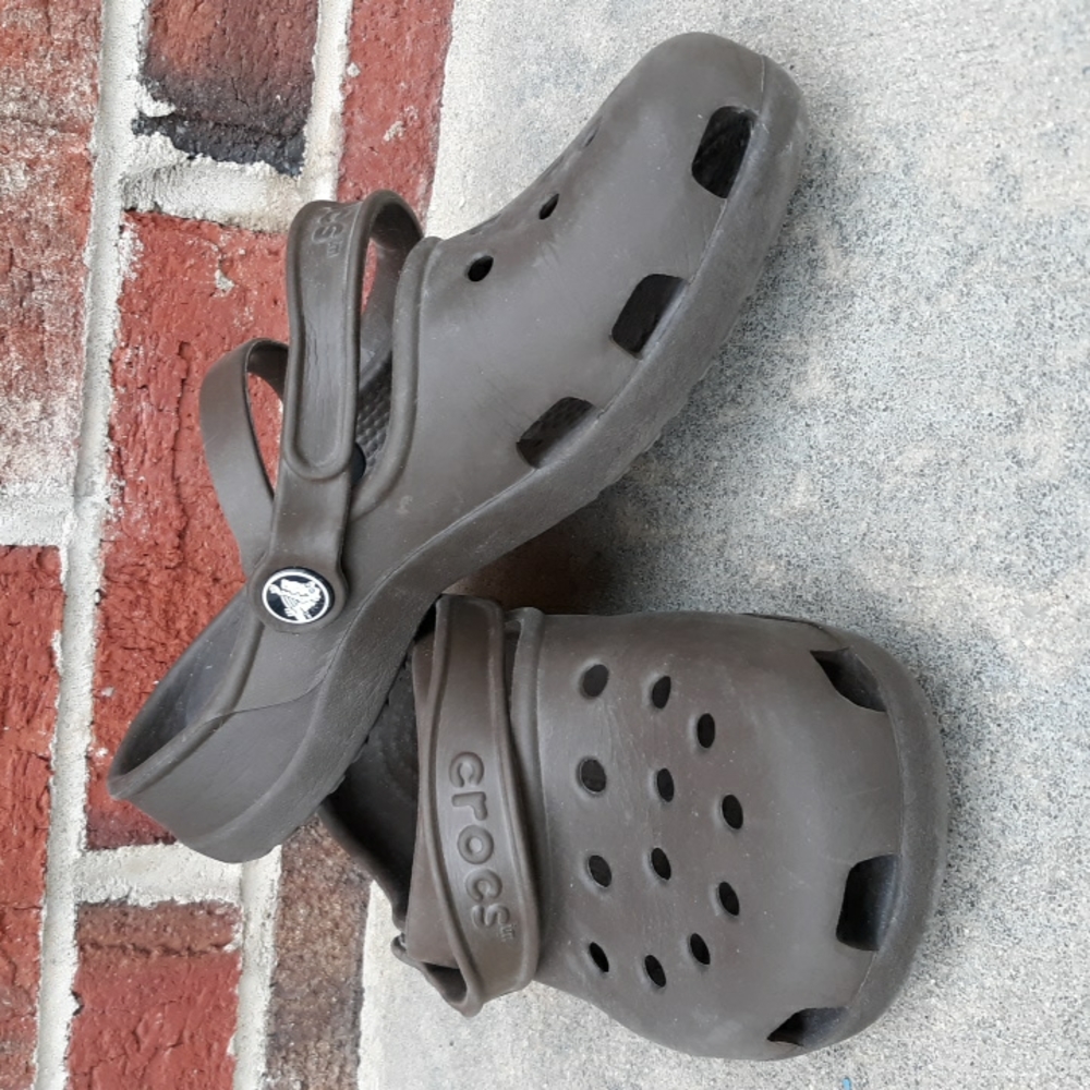 Crocs 6 Chocolate Brown Sandals
